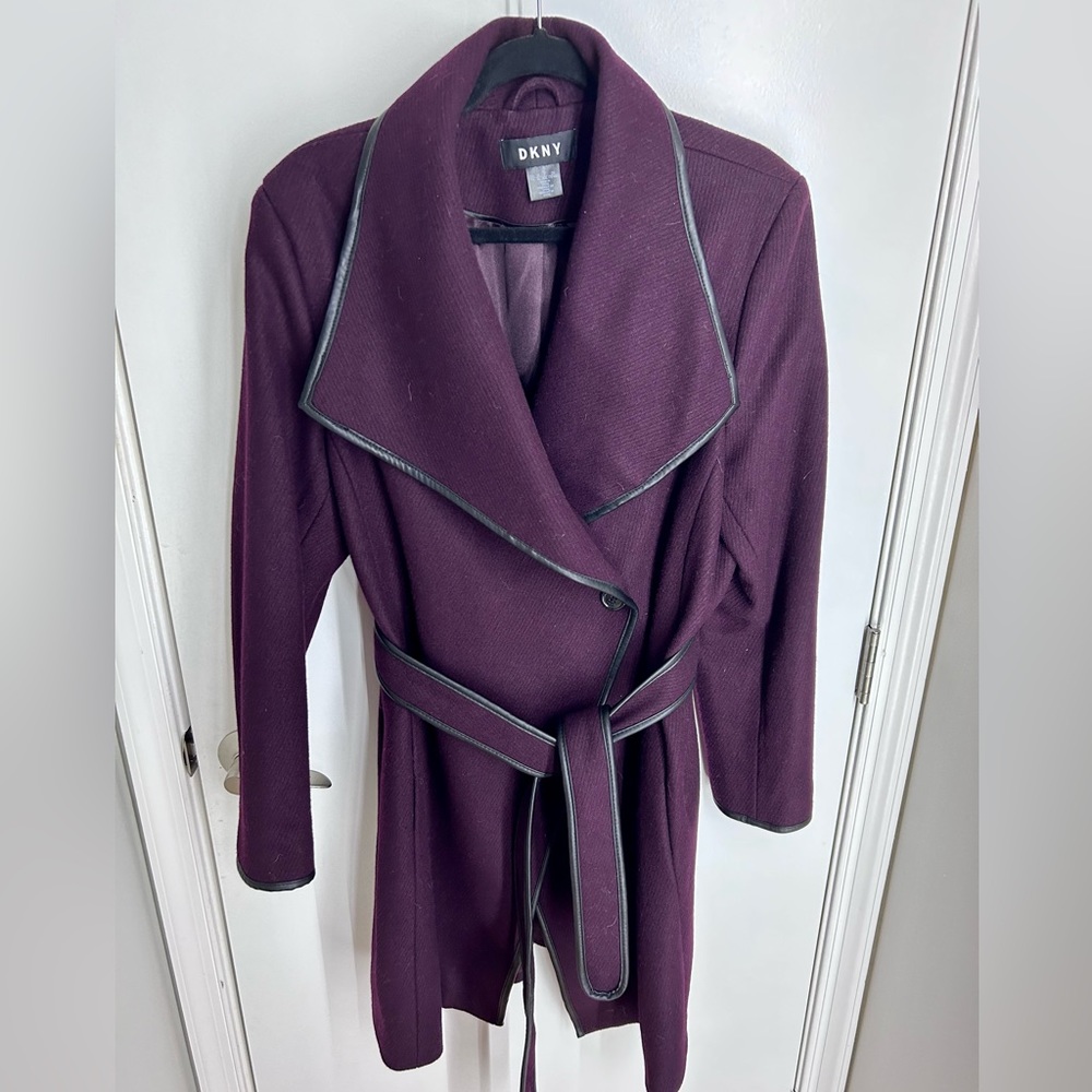 Women’s DKNY Wrap Coat